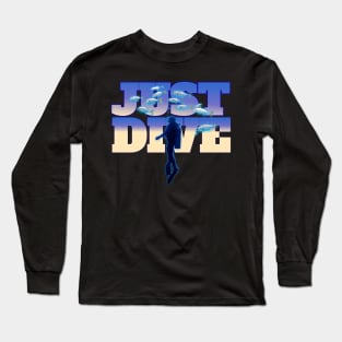 scuba diving t-shirt designs Long Sleeve T-Shirt